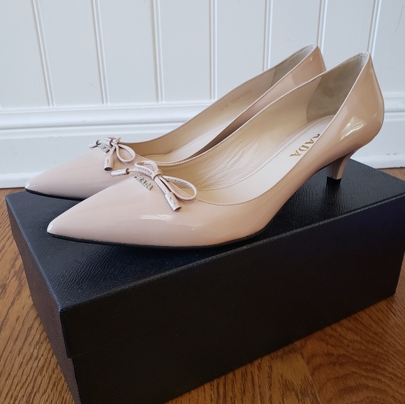 NEW RARE Prada Calzature Donna Cipria Shoes - Picture 2 of 8